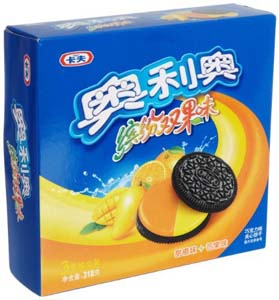 奥利奥缤纷双果味夹心饼干甜橙味+芒果味318