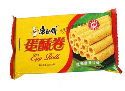 康师傅蛋酥卷葱香味90*5-食品-亚马逊