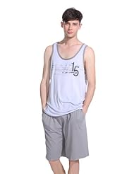 秋鹿家居服男夏季<em>睡衣 背心短裤</em>套装 2013新款