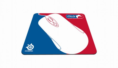 SteelSeries QcK+ MLG 红蓝版 鼠标垫:亚马逊: