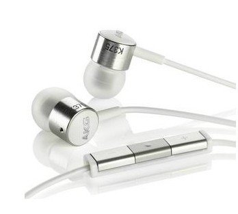 AKG\/爱科技K375线控话筒入耳式摇滚DJ重低音