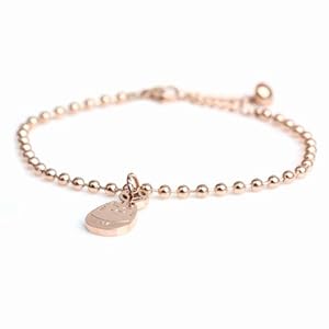 阿尔法-时尚招财猫玫瑰金女士手链 钛钢镀真金