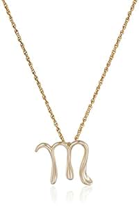 14k Gold Flashed Sterling Silver M Cursive Initi