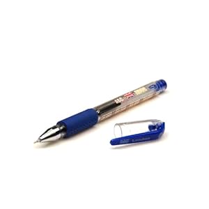 橘林 英语考试笔517 0.65mm签字笔 蓝色12支