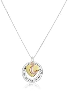 rling Silver with Yellow and Rose Gold Flashed 