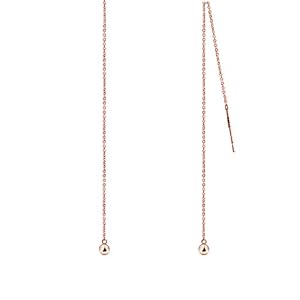 KEER 千叶珠宝 牵牵 18K玫瑰金耳线-KEER 千