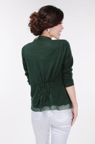 <em>恒源祥</em> 2012秋新款披肩 宽松 <em>女款针织衫开衫</em> 