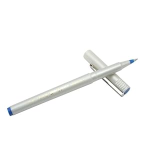 三菱 UB-125 灰色杆一次性宝珠笔\/走珠笔 (蓝色