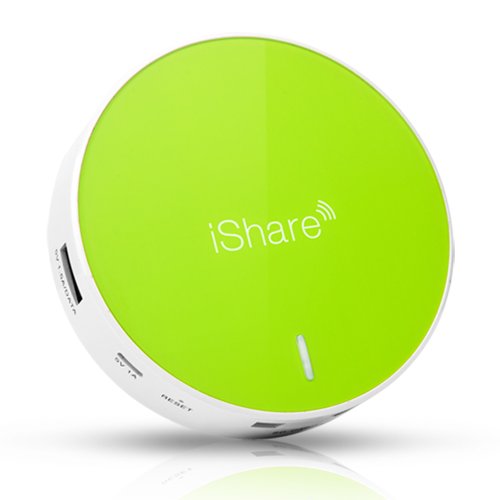 TRUS 趋势 WiFii数据共享器 iShare 绿色 无线