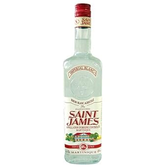 法国圣詹姆斯马提尼克白朗姆酒 Saint James Martinque White Rum 700ml-食品-亚马逊中国