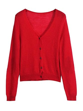 ochirly 欧时力 <em>女式</em> 拼接V领<em>羊毛</em>毛衣<em>开衫</em>外套