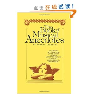 Book of Musical Anecdotes\/Norman Lebrecht