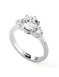 FM42 六爪7mm奥地利钻石 两边对称小钻 银色