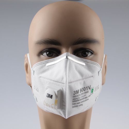 3M 9001V KN90 环保自吸过滤式防颗粒物有呼