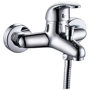 KES 科士力 三联浴缸水龙头 冷热水全铜加厚 