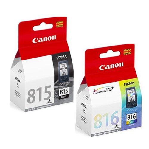 Canon 佳能打印机墨盒PG-815黑色+CL-816彩