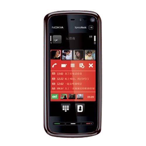 诺基亚5800w(Nokia 5800w)3G触屏手机(红):亚马逊:手机\/通讯