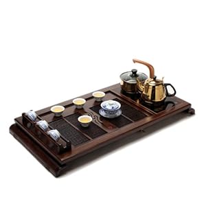 汉唐 茶具 实木茶盘 黑紫檀木 绿檀木 楚韵茶盘