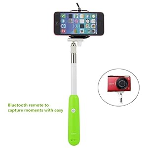 相机拍照快门单脚架,手持自拍用自拍棍,适用于