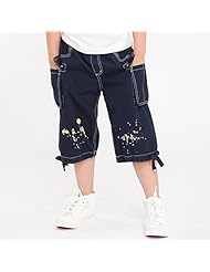 鲸之舞 夏装喷渍日韩风格<em>男童黑色短裤</em> 儿童短