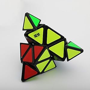 永骏 魔域金字塔魔方 魔方性价比高超顺滑 黑色
