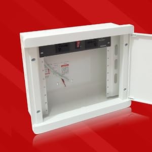 电 中号300×250 塑面支持无线信号 信息箱多