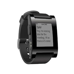 美国 pebble 智能手表 iphone\/android手表 (黑色