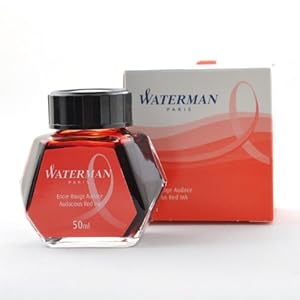 Waterman 威迪文 钢笔水 瓶装墨水 红色 50ml