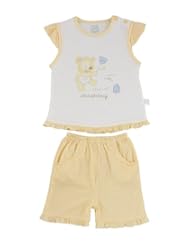 巧<em>尼</em>熊 <em>女童</em>夏装 女宝宝短袖<em>短裤套装</em>纯棉外出