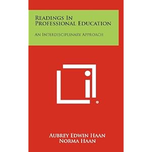 readings in professional education an interdisciplinary approach