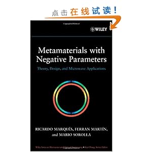 Metamaterials with Negative Parameters: Theory, Design and Microwave Applications