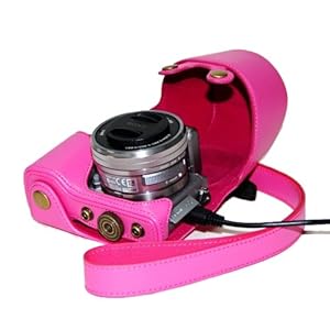 品for索尼微单NEX-5T\/NEX-5R皮套 升级充电版