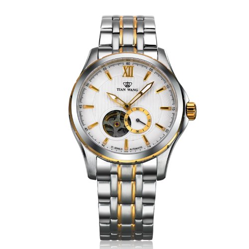 Tianwang 天王 商务经典睿智镂空全自动机械手表 男表 GS5734T\/D:亚马逊:钟表