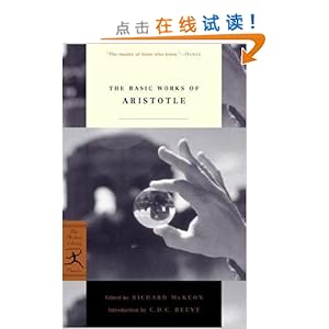 The Basic Works of Aristotle
