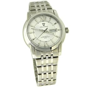 OLIPAI 欧力派 手表 机械表 男表 白色 JT7010-