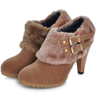 nissen 靴口毛皮中统靴(4E足围) 144129221小