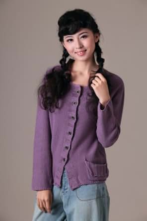 FULUWEAR 装斯琴风格纯色针织衫<em>女开衫中年</em>