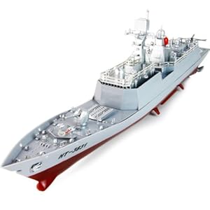 恒泰充电遥控船军舰驱逐舰模型玩具船电动遥控