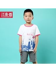 <em>江南</em>霖童装 夏季新品 男童全棉短袖T恤<em>短裤</em>套