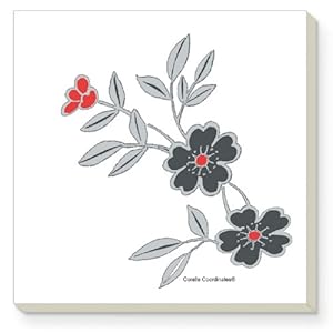 lle Mandarin Flower Absorbent Stone Coaster,