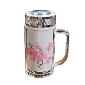 甘道夫 景德镇水晶带把手礼盒陶瓷保温茶杯 会