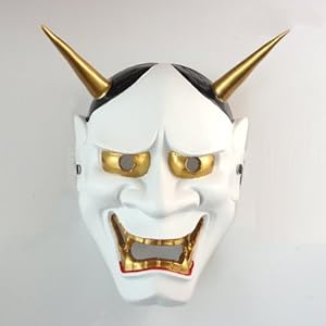 妖狐X仆SS\/白鬼院凛凛蝶鬼头般若面具COS日本佛教鬼首般若-玩具-亚马逊中国
