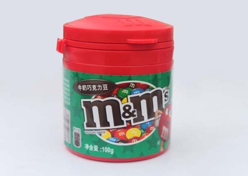 德芙 mm豆牛奶巧克力豆100克大瓶装德芙ms豆