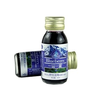 一山一蓝 100%野生 蓝莓果汁原浆 冲饮果汁 6