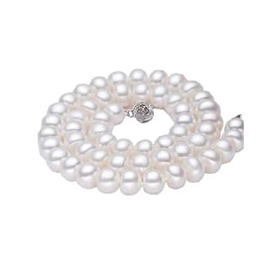 天然珍珠项链 配银扣 高档首饰盒 热销爆款 送妈