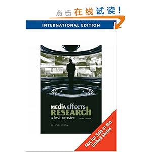 Media Effects Research: A Basic Overview