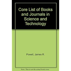 core list of books and journals in science and technology