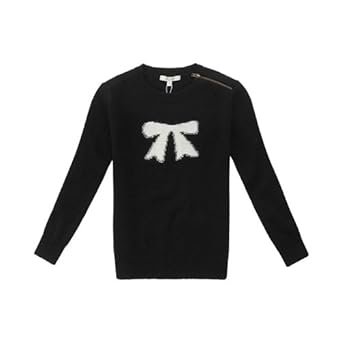 POSCN 女童秋装羊毛<em>兔毛圆领</em>亲子毛衣<em>开衫</em>针