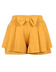 卡林夫尼春夏新款腰部大<em>蝴蝶结</em>女士<em>短裤 裙裤</em>