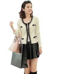 MBSR 漫步首尔 欧韩流行风百搭<em>开衫亮片</em>外套